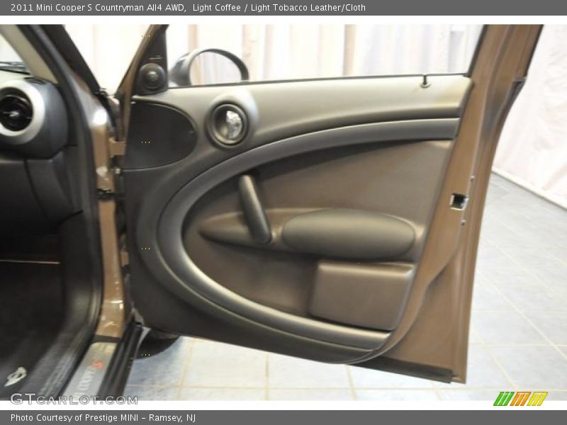 Light Coffee / Light Tobacco Leather/Cloth 2011 Mini Cooper S Countryman All4 AWD