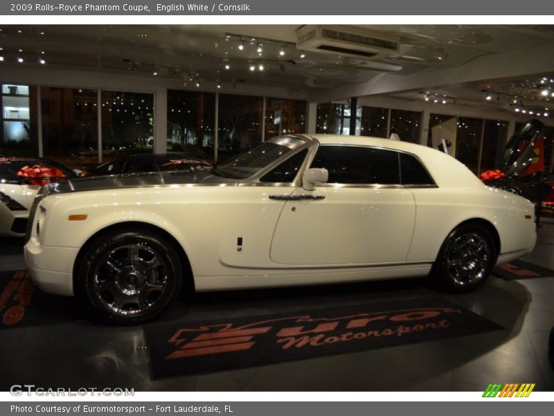 English White / Cornsilk 2009 Rolls-Royce Phantom Coupe