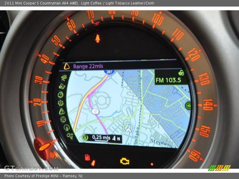 Light Coffee / Light Tobacco Leather/Cloth 2011 Mini Cooper S Countryman All4 AWD