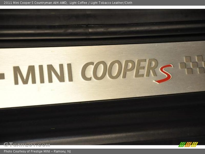 Light Coffee / Light Tobacco Leather/Cloth 2011 Mini Cooper S Countryman All4 AWD
