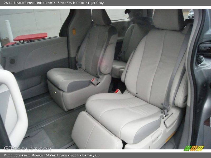 Silver Sky Metallic / Light Gray 2014 Toyota Sienna Limited AWD