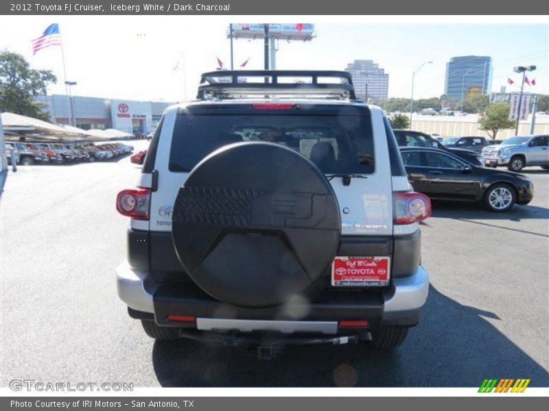 Iceberg White / Dark Charcoal 2012 Toyota FJ Cruiser