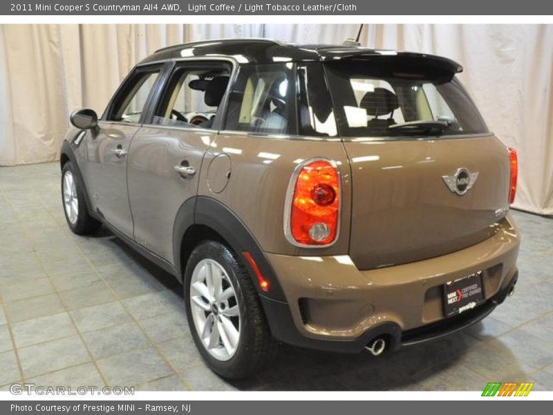 Light Coffee / Light Tobacco Leather/Cloth 2011 Mini Cooper S Countryman All4 AWD