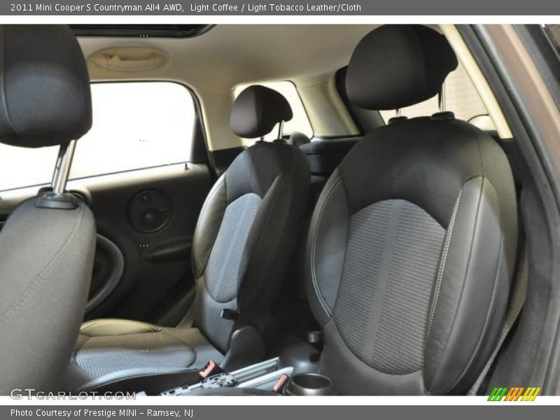 Light Coffee / Light Tobacco Leather/Cloth 2011 Mini Cooper S Countryman All4 AWD
