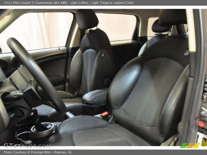 Light Coffee / Light Tobacco Leather/Cloth 2011 Mini Cooper S Countryman All4 AWD