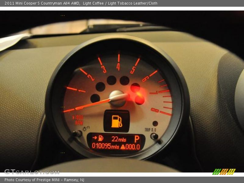 Light Coffee / Light Tobacco Leather/Cloth 2011 Mini Cooper S Countryman All4 AWD