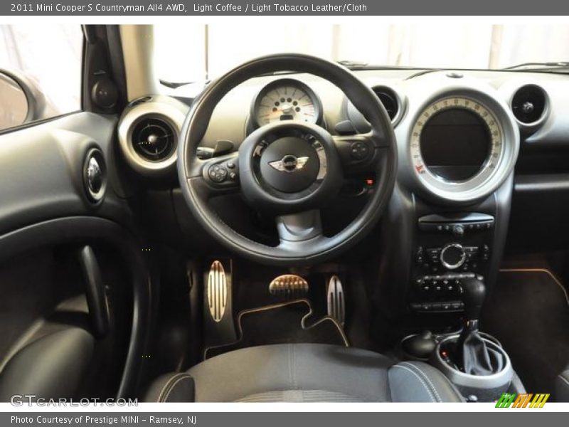 Light Coffee / Light Tobacco Leather/Cloth 2011 Mini Cooper S Countryman All4 AWD