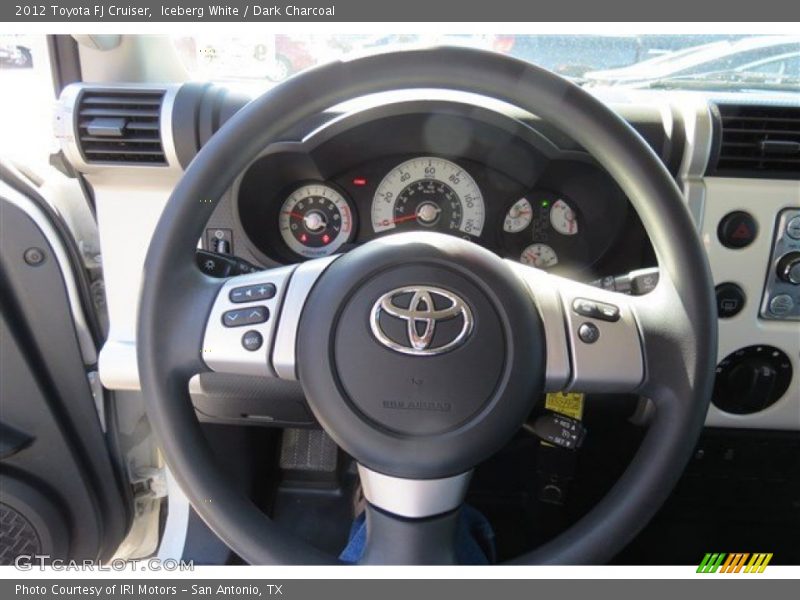 Iceberg White / Dark Charcoal 2012 Toyota FJ Cruiser
