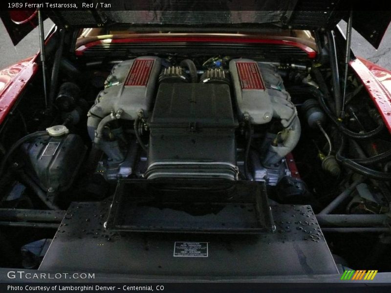  1989 Testarossa  Engine - 4.9 Liter DOHC 48V Flat 12 Cylinder