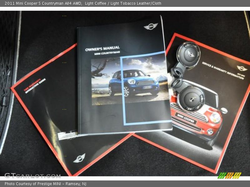 Light Coffee / Light Tobacco Leather/Cloth 2011 Mini Cooper S Countryman All4 AWD