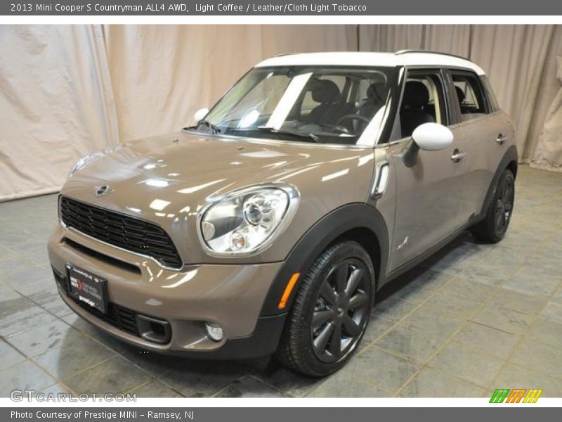 Light Coffee / Leather/Cloth Light Tobacco 2013 Mini Cooper S Countryman ALL4 AWD