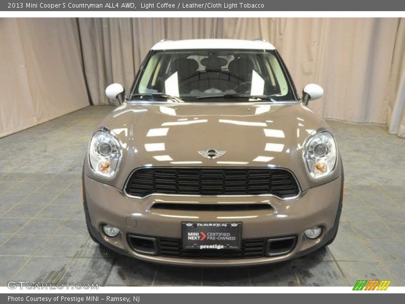Light Coffee / Leather/Cloth Light Tobacco 2013 Mini Cooper S Countryman ALL4 AWD