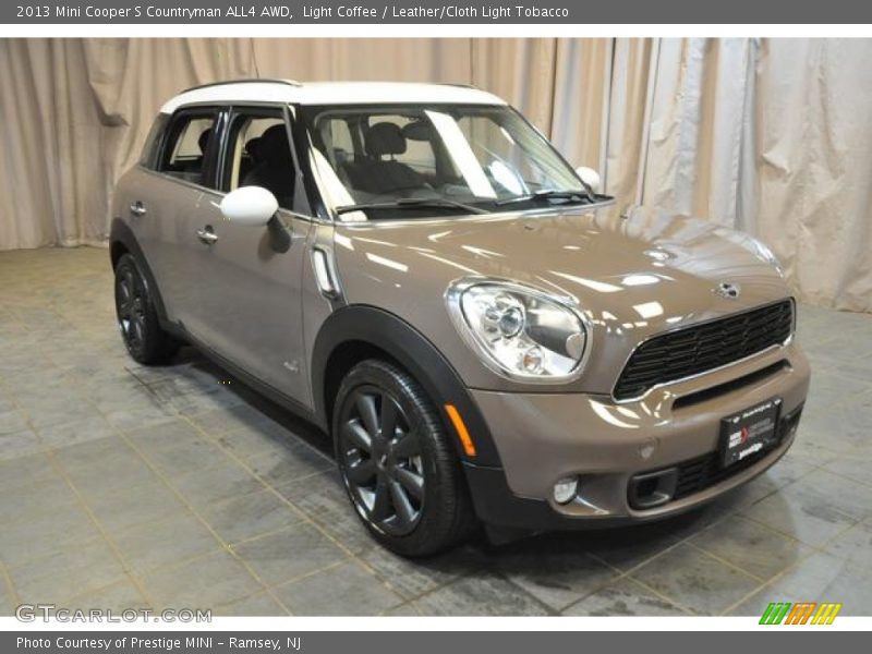 Light Coffee / Leather/Cloth Light Tobacco 2013 Mini Cooper S Countryman ALL4 AWD