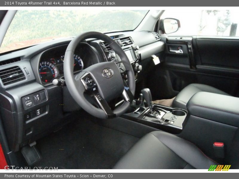 Barcelona Red Metallic / Black 2014 Toyota 4Runner Trail 4x4