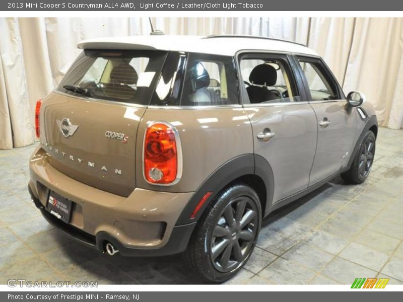 Light Coffee / Leather/Cloth Light Tobacco 2013 Mini Cooper S Countryman ALL4 AWD