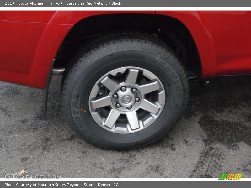 Barcelona Red Metallic / Black 2014 Toyota 4Runner Trail 4x4
