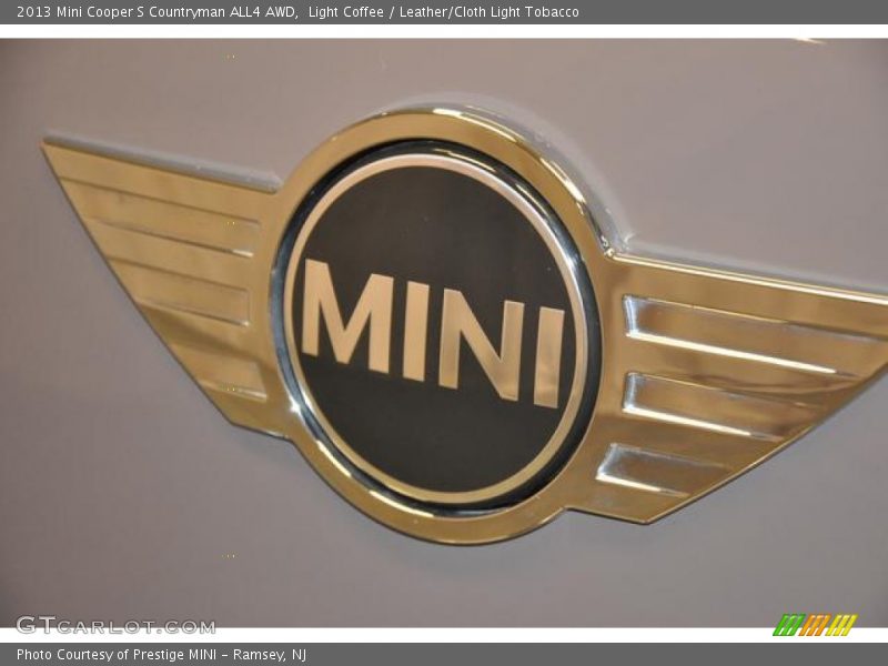 Light Coffee / Leather/Cloth Light Tobacco 2013 Mini Cooper S Countryman ALL4 AWD