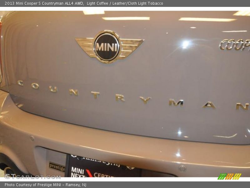 Light Coffee / Leather/Cloth Light Tobacco 2013 Mini Cooper S Countryman ALL4 AWD