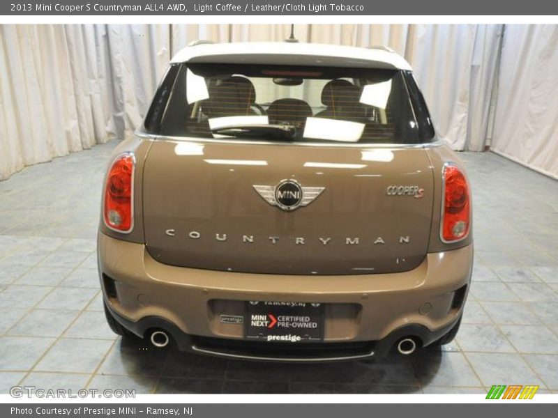 Light Coffee / Leather/Cloth Light Tobacco 2013 Mini Cooper S Countryman ALL4 AWD