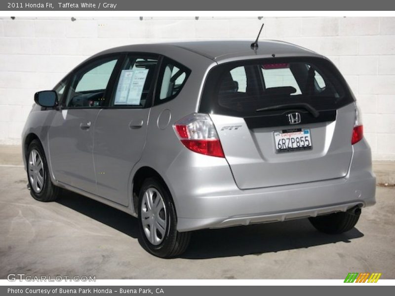 Taffeta White / Gray 2011 Honda Fit