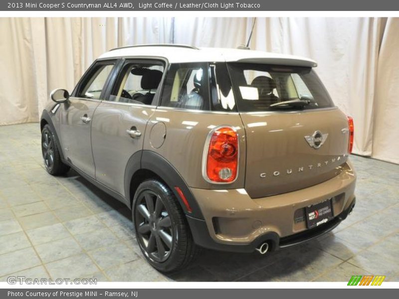 Light Coffee / Leather/Cloth Light Tobacco 2013 Mini Cooper S Countryman ALL4 AWD