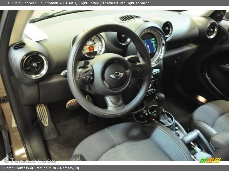 Light Coffee / Leather/Cloth Light Tobacco 2013 Mini Cooper S Countryman ALL4 AWD