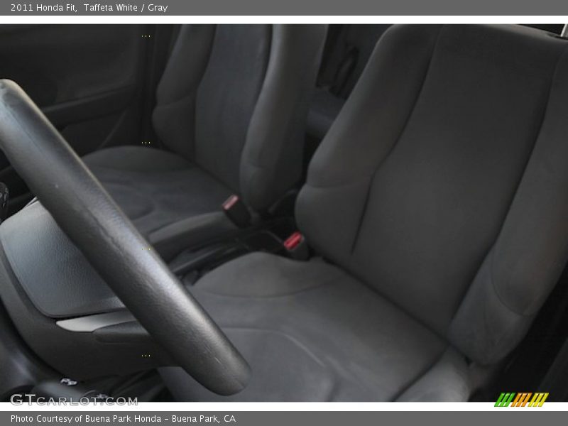 Taffeta White / Gray 2011 Honda Fit