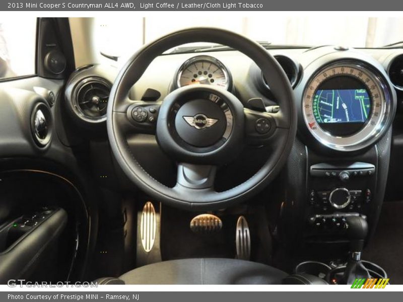 Light Coffee / Leather/Cloth Light Tobacco 2013 Mini Cooper S Countryman ALL4 AWD