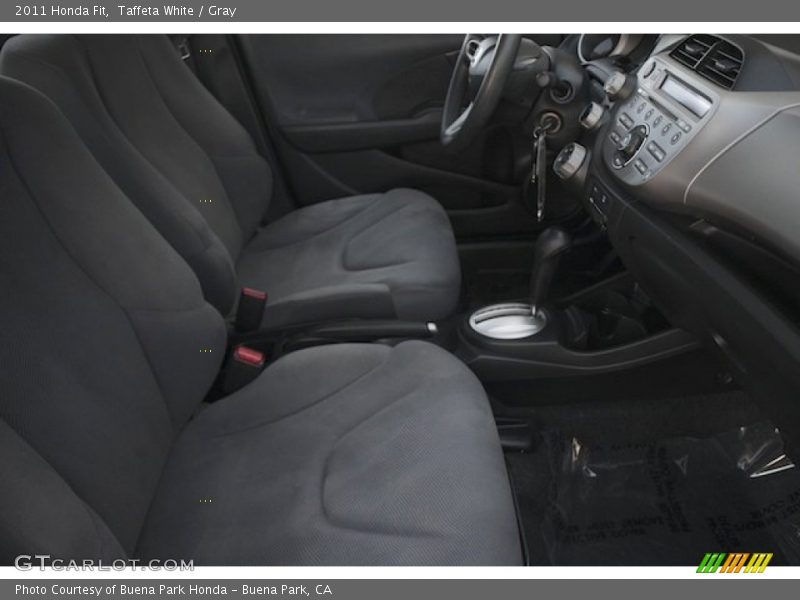 Taffeta White / Gray 2011 Honda Fit