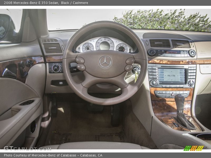 Black / Cashmere 2008 Mercedes-Benz E 350 Sedan