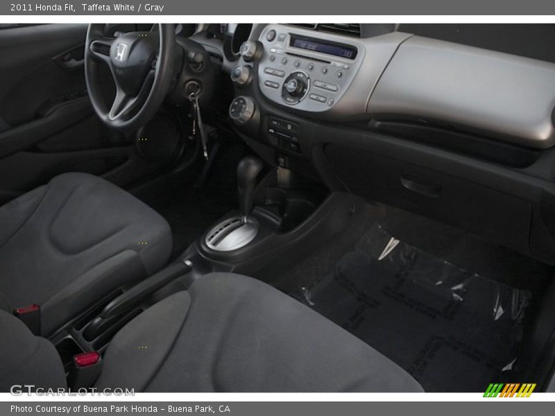 Taffeta White / Gray 2011 Honda Fit