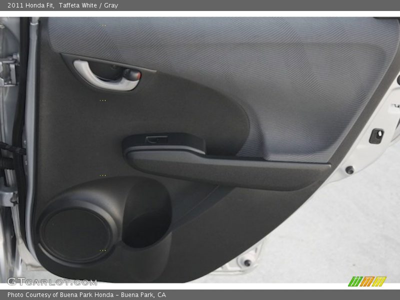 Taffeta White / Gray 2011 Honda Fit