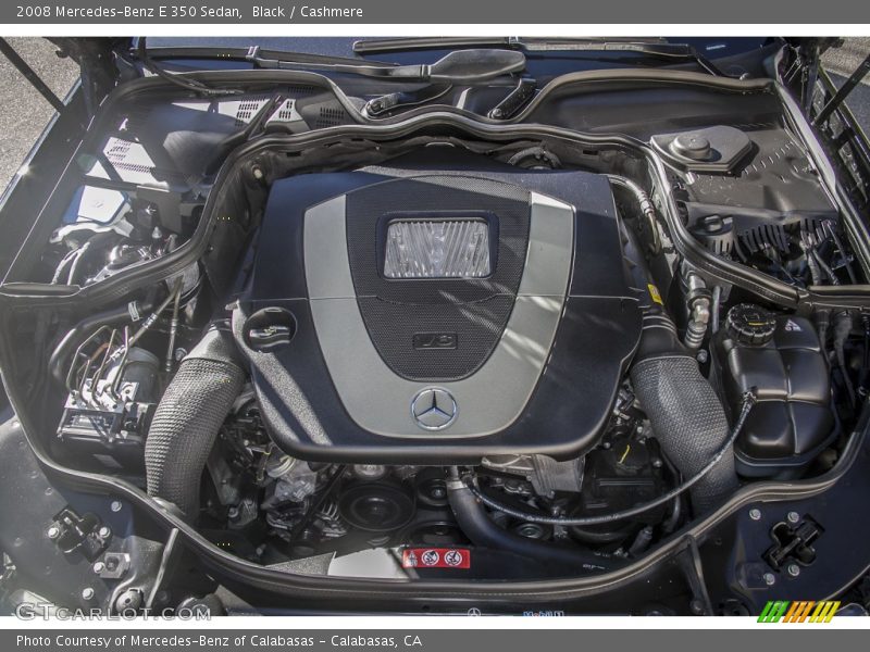 Black / Cashmere 2008 Mercedes-Benz E 350 Sedan