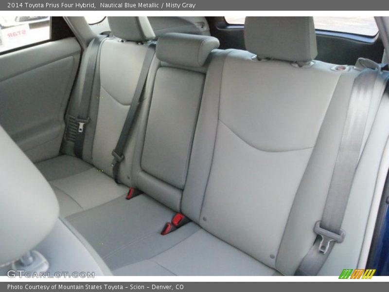 Nautical Blue Metallic / Misty Gray 2014 Toyota Prius Four Hybrid