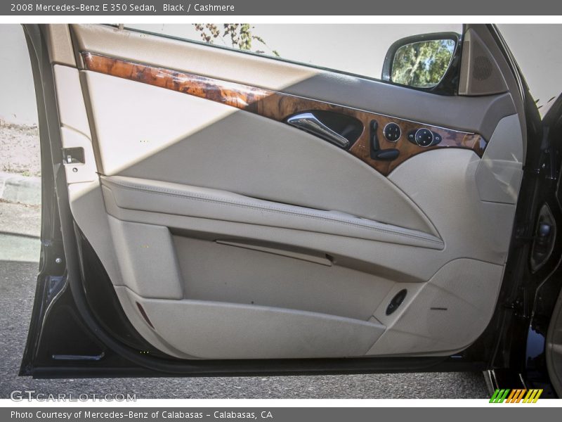 Black / Cashmere 2008 Mercedes-Benz E 350 Sedan