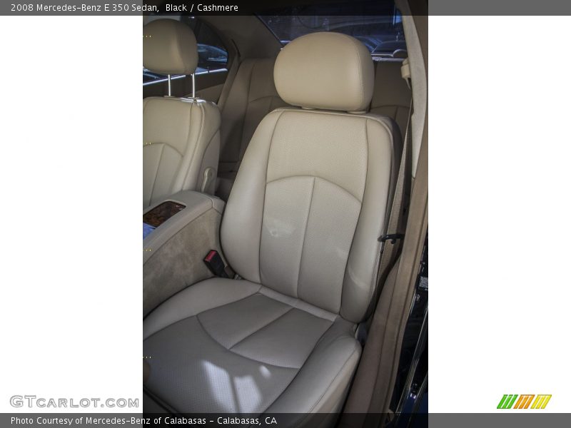 Black / Cashmere 2008 Mercedes-Benz E 350 Sedan