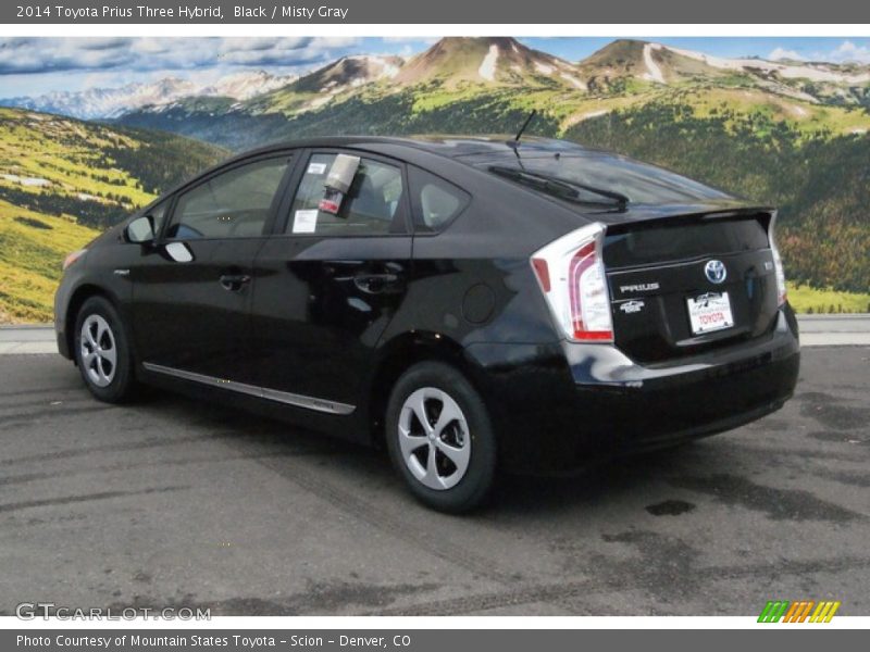 Black / Misty Gray 2014 Toyota Prius Three Hybrid