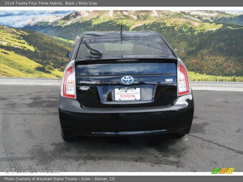 Black / Misty Gray 2014 Toyota Prius Three Hybrid