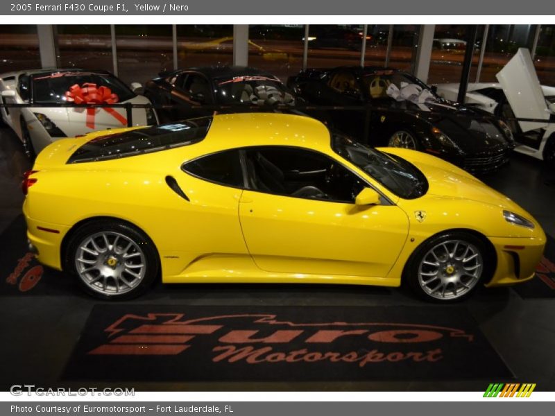 Yellow / Nero 2005 Ferrari F430 Coupe F1