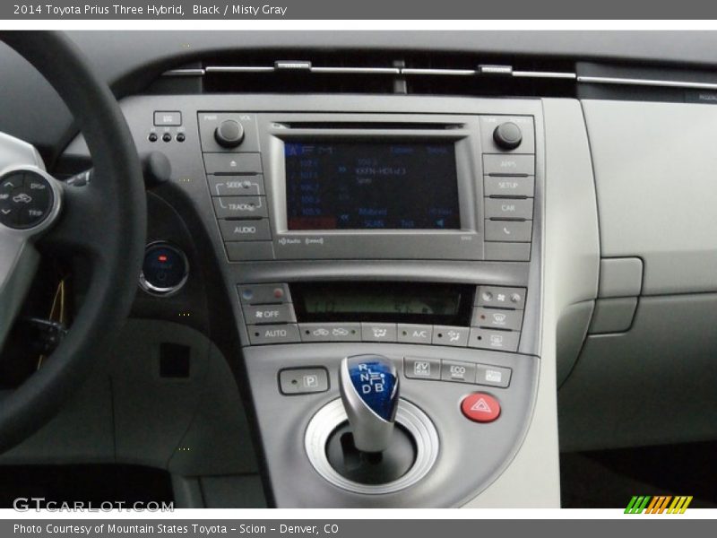 Black / Misty Gray 2014 Toyota Prius Three Hybrid