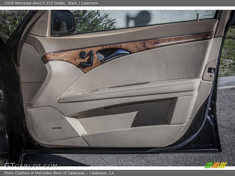Black / Cashmere 2008 Mercedes-Benz E 350 Sedan
