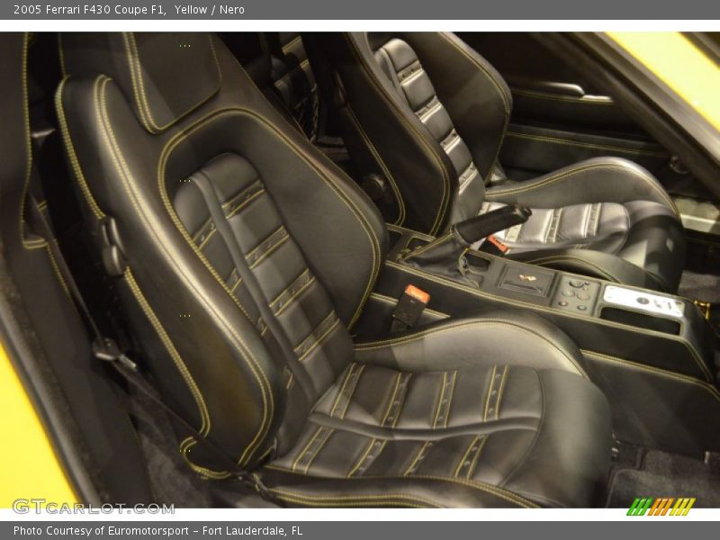 Yellow / Nero 2005 Ferrari F430 Coupe F1