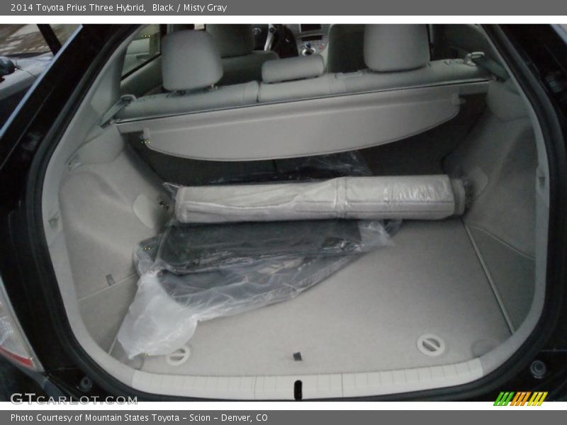 Black / Misty Gray 2014 Toyota Prius Three Hybrid