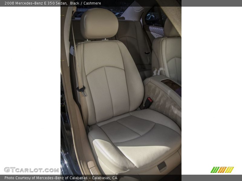 Black / Cashmere 2008 Mercedes-Benz E 350 Sedan