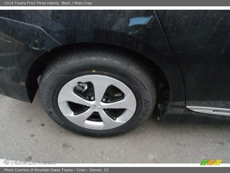 Black / Misty Gray 2014 Toyota Prius Three Hybrid