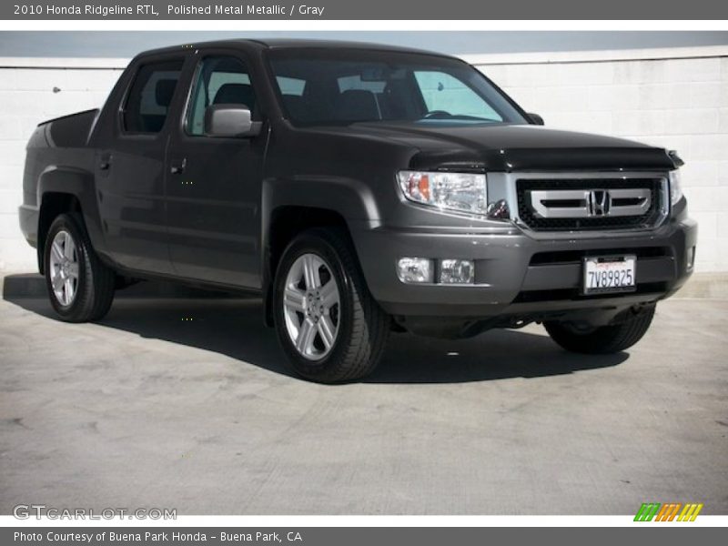 Polished Metal Metallic / Gray 2010 Honda Ridgeline RTL