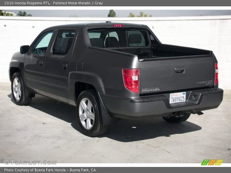 Polished Metal Metallic / Gray 2010 Honda Ridgeline RTL