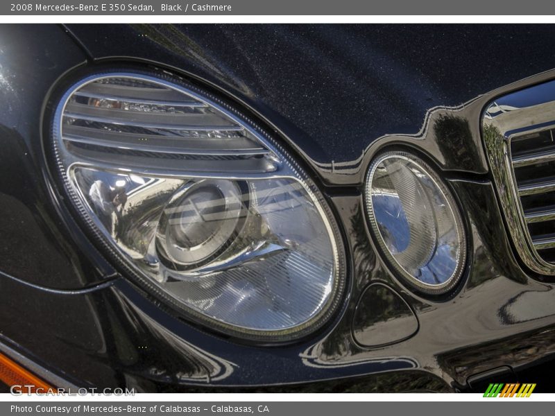 Black / Cashmere 2008 Mercedes-Benz E 350 Sedan