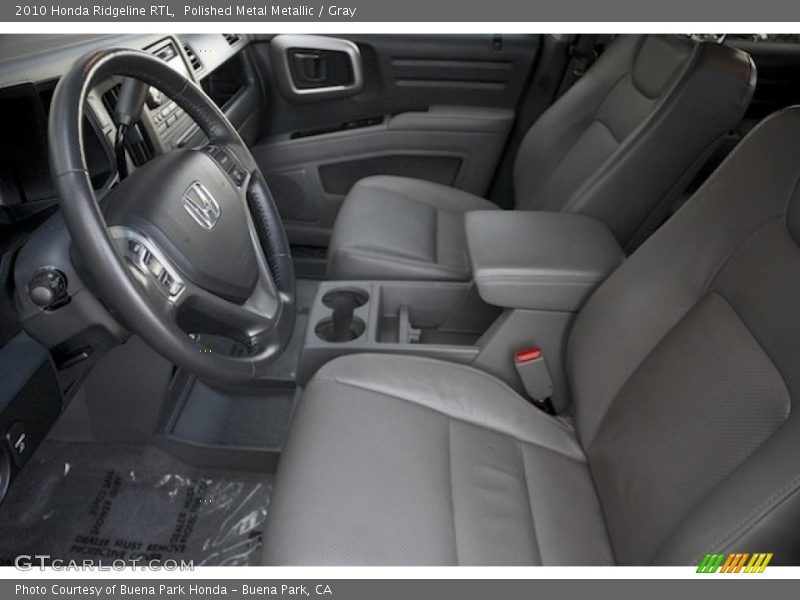 Polished Metal Metallic / Gray 2010 Honda Ridgeline RTL