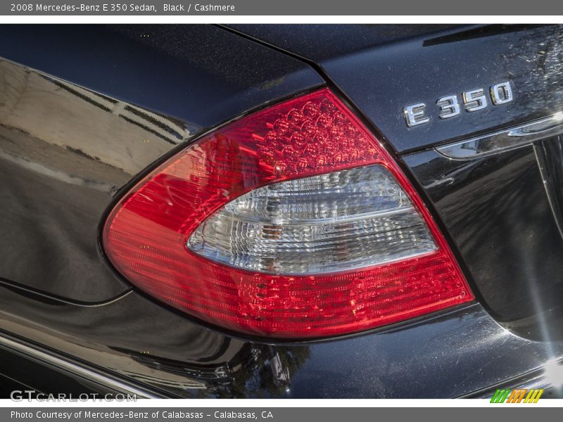 Black / Cashmere 2008 Mercedes-Benz E 350 Sedan